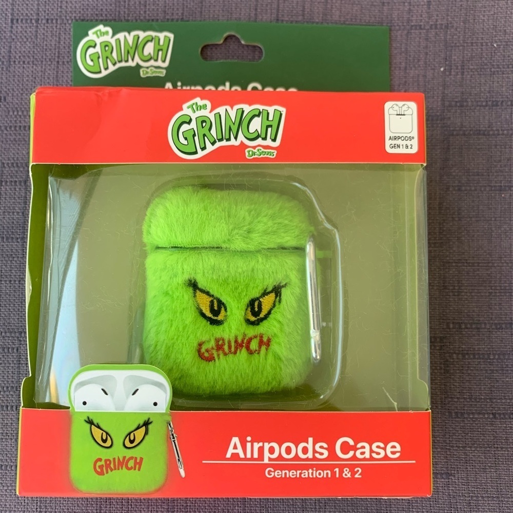 Dr. Seuss The Grinch AirPods Case - Green and Red